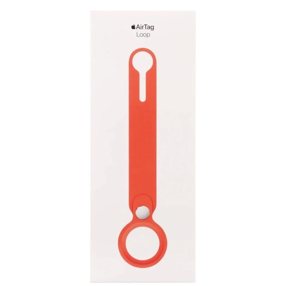 Apple AirTag Loop in electric orange